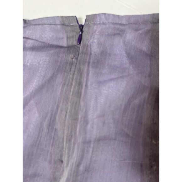 Vtg 2Pc Y2K Handmade Skirt Prom Goth Fairy Beaded‎ Witch Sheer Crochet Size 4-6 - Picture 14 of 14